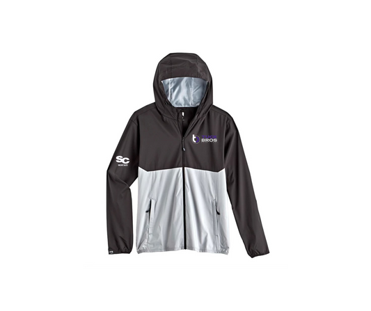 Colorblock Full Zip Hooded Windbreaker - Adult (Tuck)