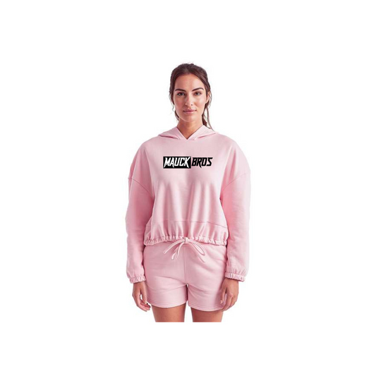 Ladies Cropped Drawstring Hoodie - Ladies (Mauck)