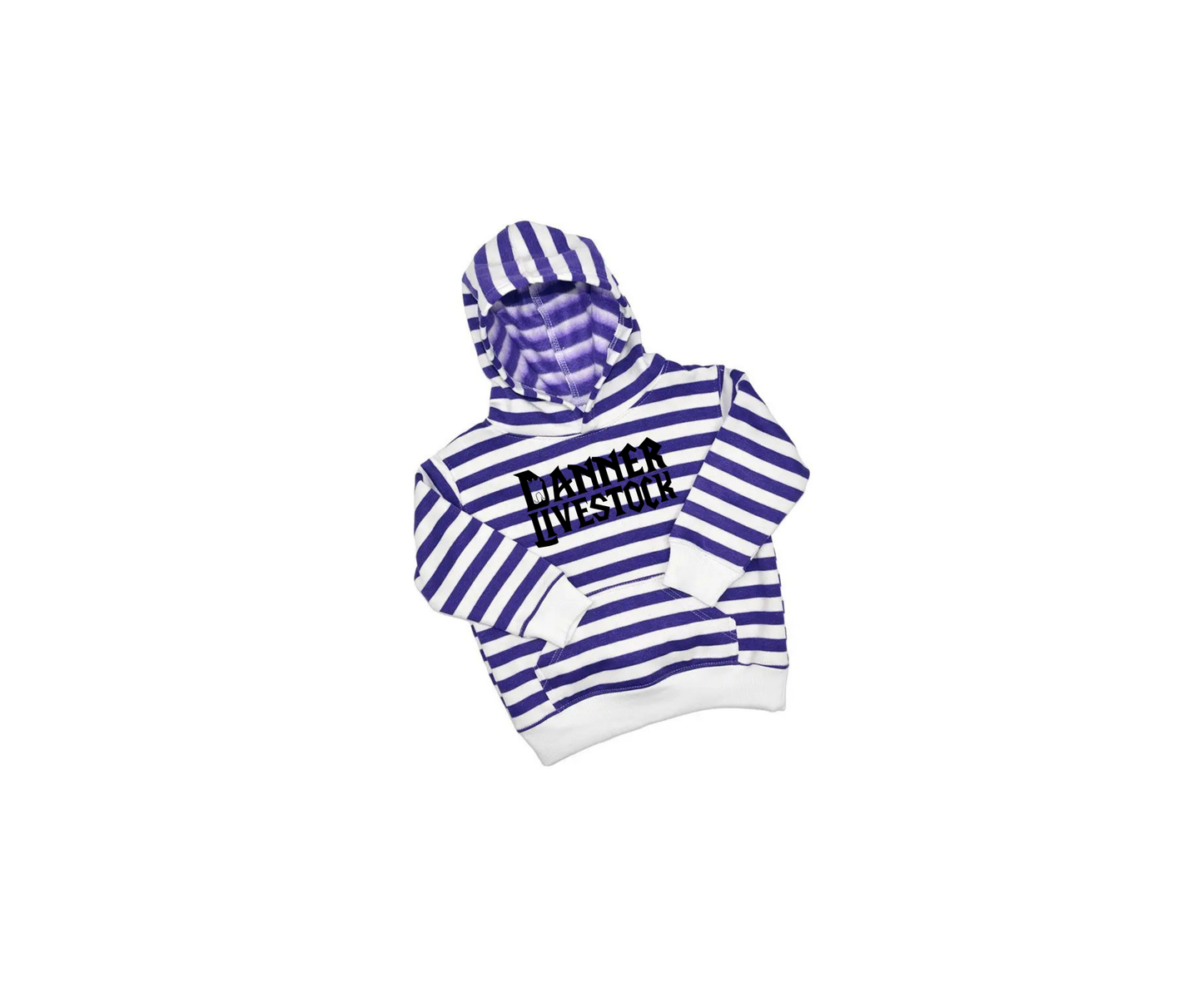Toddler Fleece Striped Hoodie (Danner)