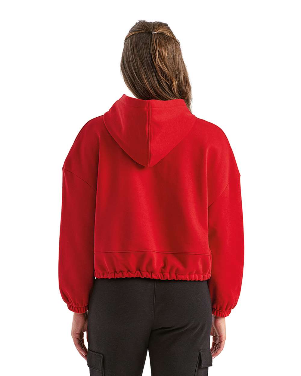 Team Edition Women's Cropped Maria Hoodie {Tiger Basketball}