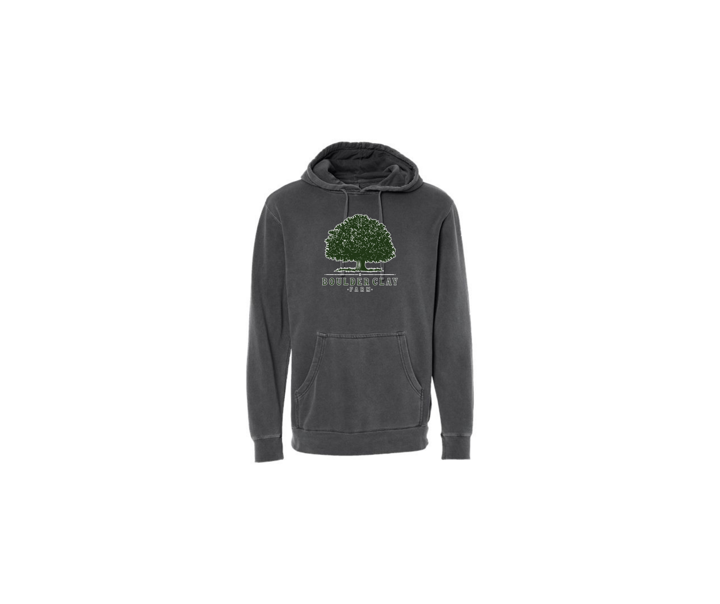 Midweight Pigment-Dyed Hooded Sweatshirt - Adult & Youth (Boulder)