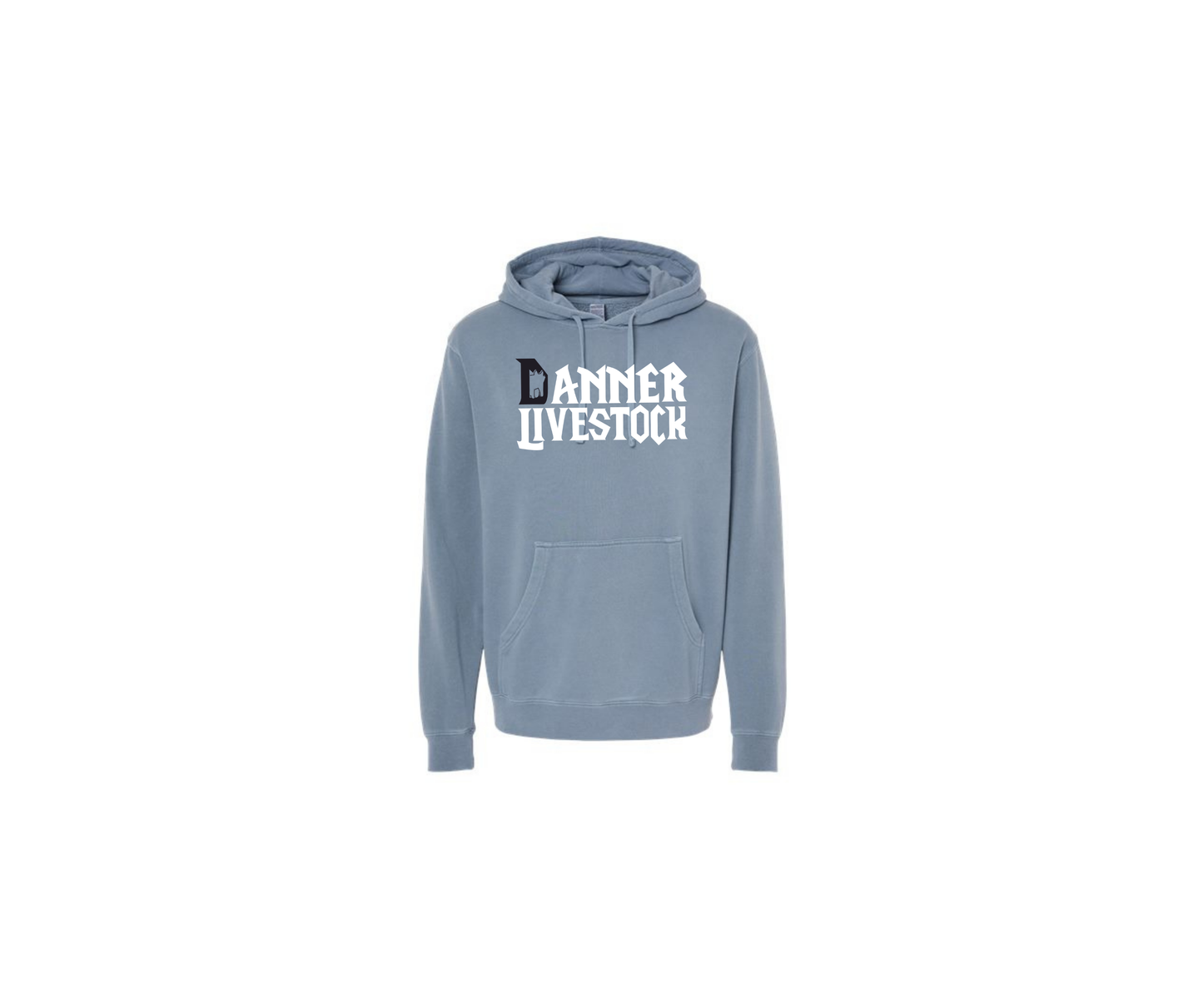 Unisex Pigment-Dyed Hooded Sweatshirt - Adult & Youth (Danner)