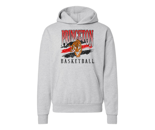 Vintage Avenue Hoodie {Tiger Basketball}