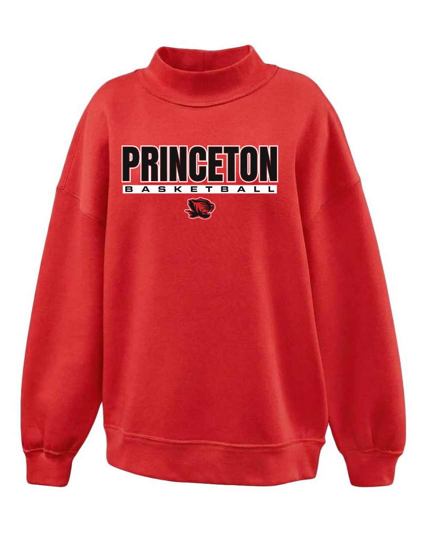 Pennant Women's Juliet Mock Sweatshirt {Princeton Basketball}