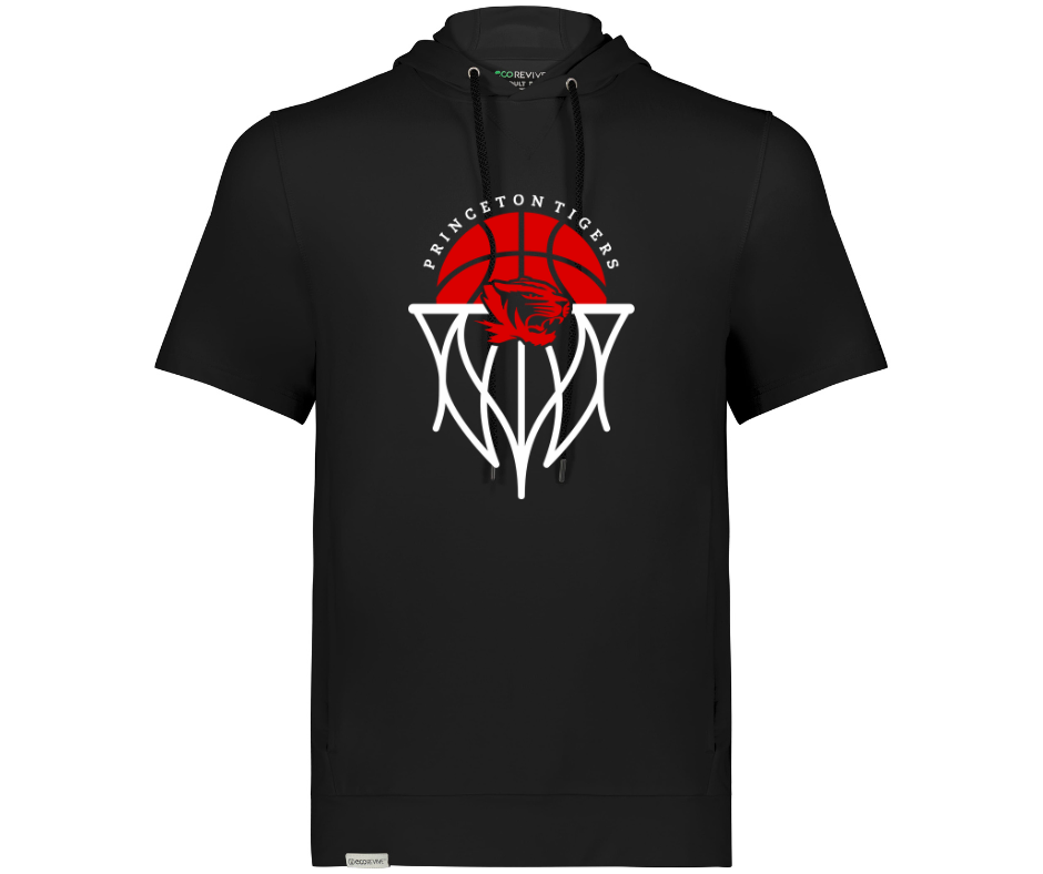 Team Edition Ventura Short Sleeve Hoodie {Tiger Basketball}