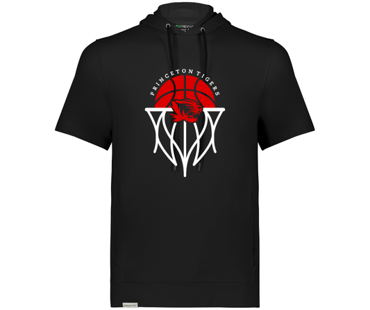 Team Edition Ventura Short Sleeve Hoodie {Tiger Basketball}