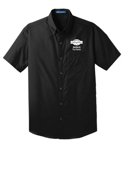 Short Sleeve Carefree Poplin Shirt- Adult (Flea Market)