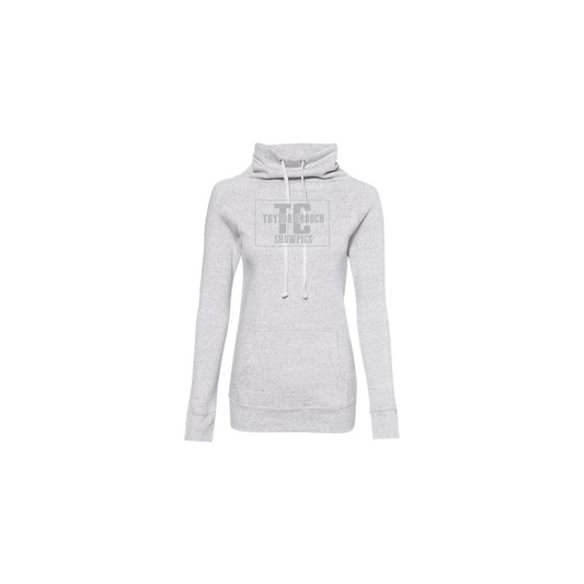 Ladies Space-Dyed Cowl Neck Sweatshirt - Ladies (TC)