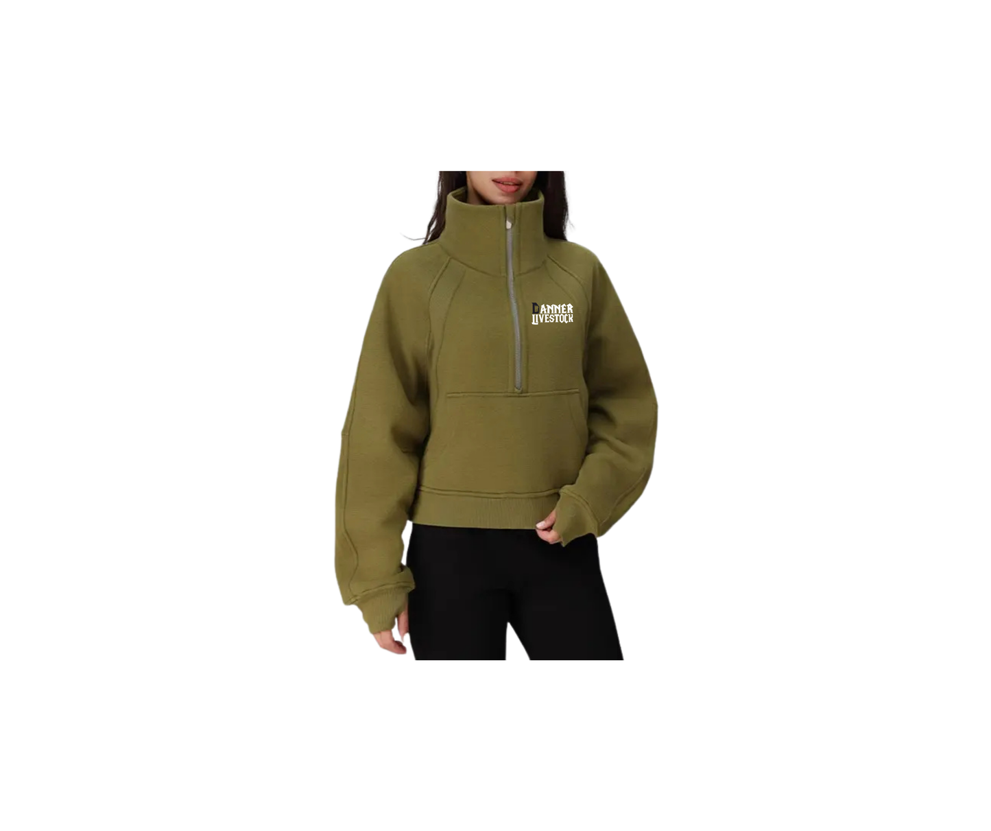 Ladies Half Zip Fleece Pullover (Danner)