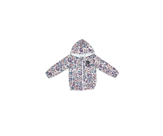 Boys Camo Hooded Zip Jacket - Kids (Pudliner)