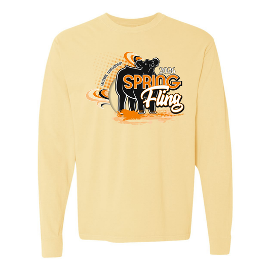Cattle - Comfort Colors Long Sleeve {Spring Fling}