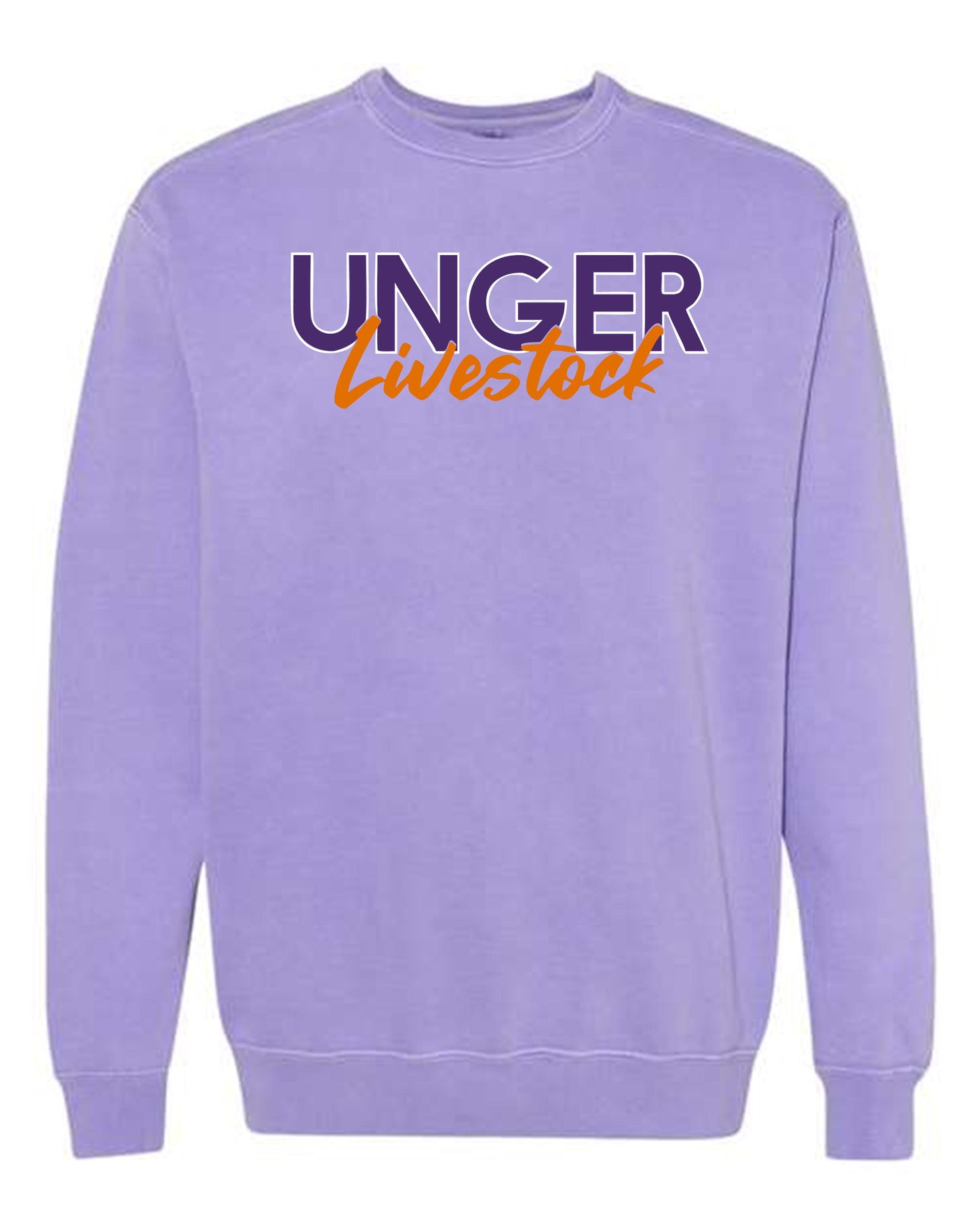 Violet Comfort Colors Crewneck Sweatshirt - Adult  (Unger)