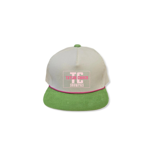 Two Tone Corduroy Rope Snapback Hat