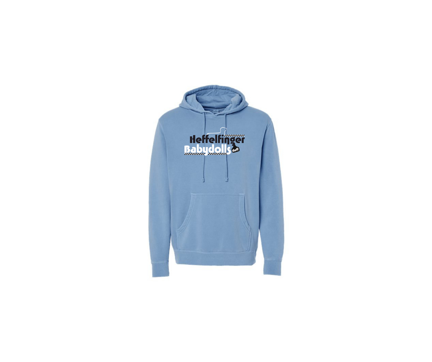 Pigment-Dyed Hooded Sweatshirt - Heffelfinger Babydolls - Adult & Youth (Heff)