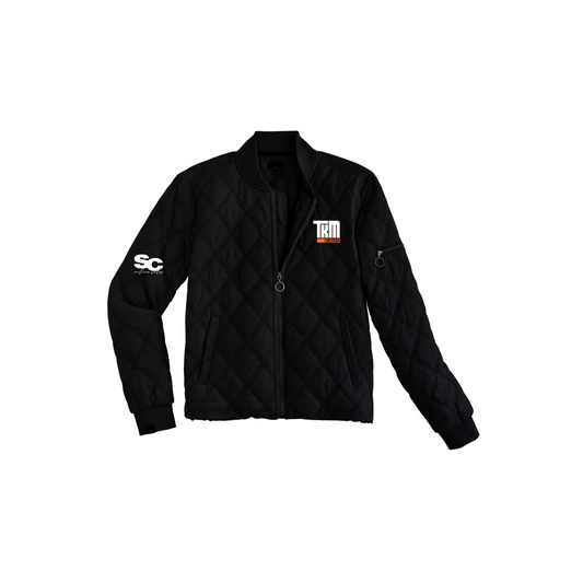 Ladies Quilted Bomber Jacket - Ladies (TKM)