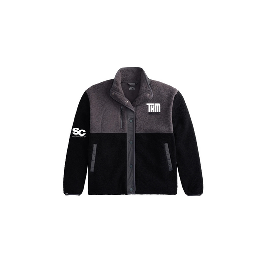 Ladies Colorblock Sherpa Fleece Jacket - Ladies (TKM)