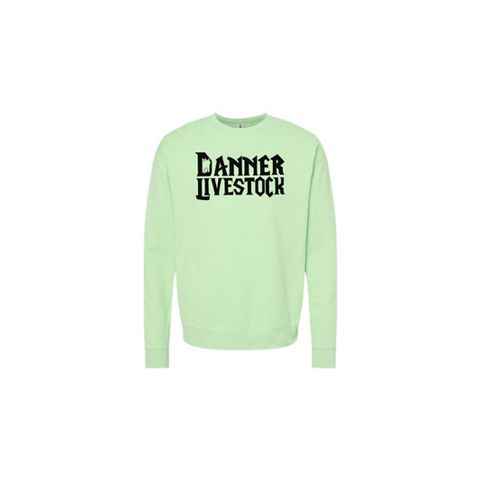 Neon Mint Fleece Crewneck Sweatshirt - Adult (Danner)