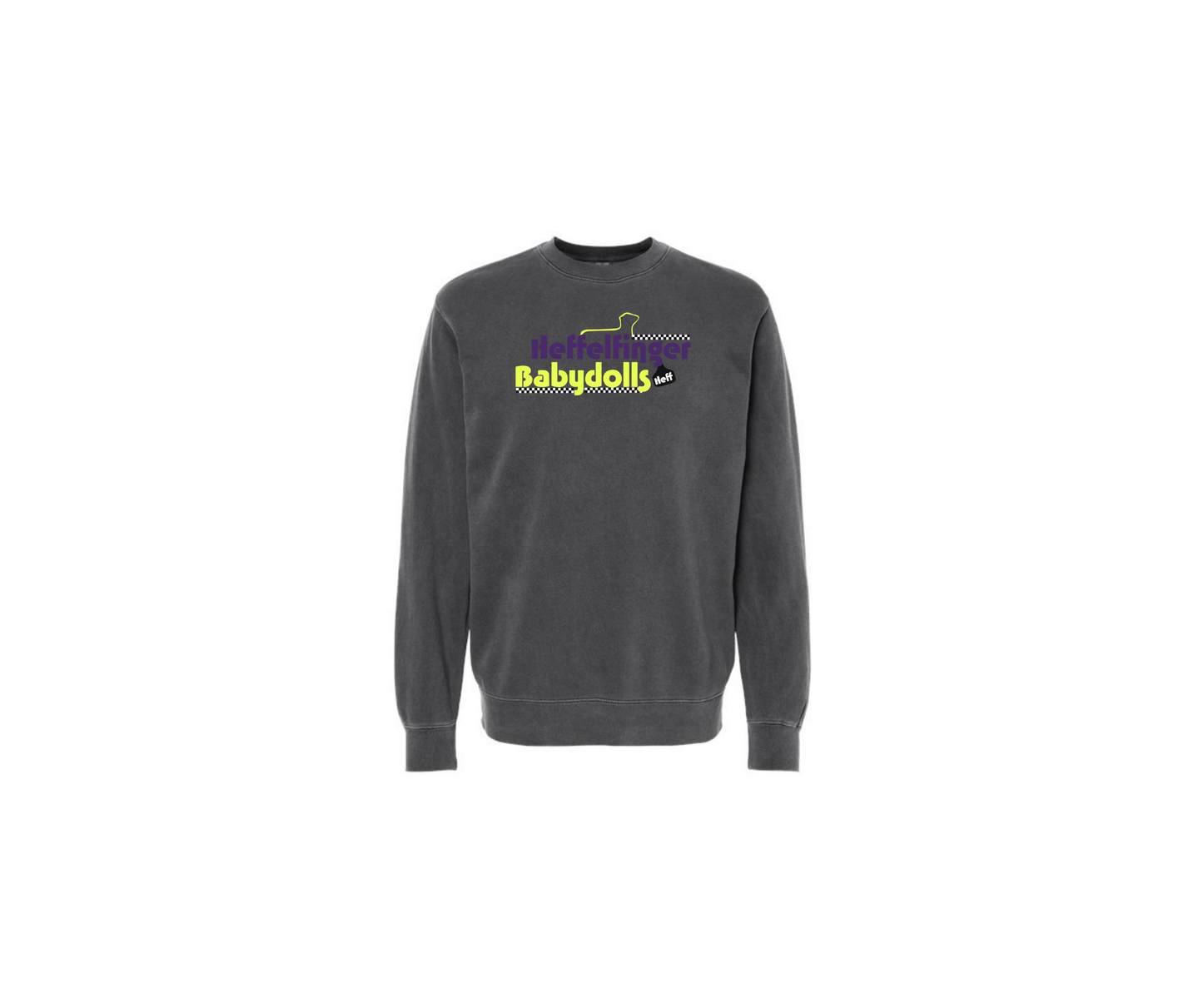 Pigment Crewneck Sweatshirt - Heffelfinger Babydolls - Adult & Youth (Heff)