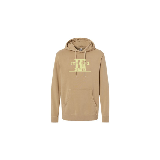 Sandstone Pigment-Dyed Hooded Sweatshirt - Adult & Youth (TC)