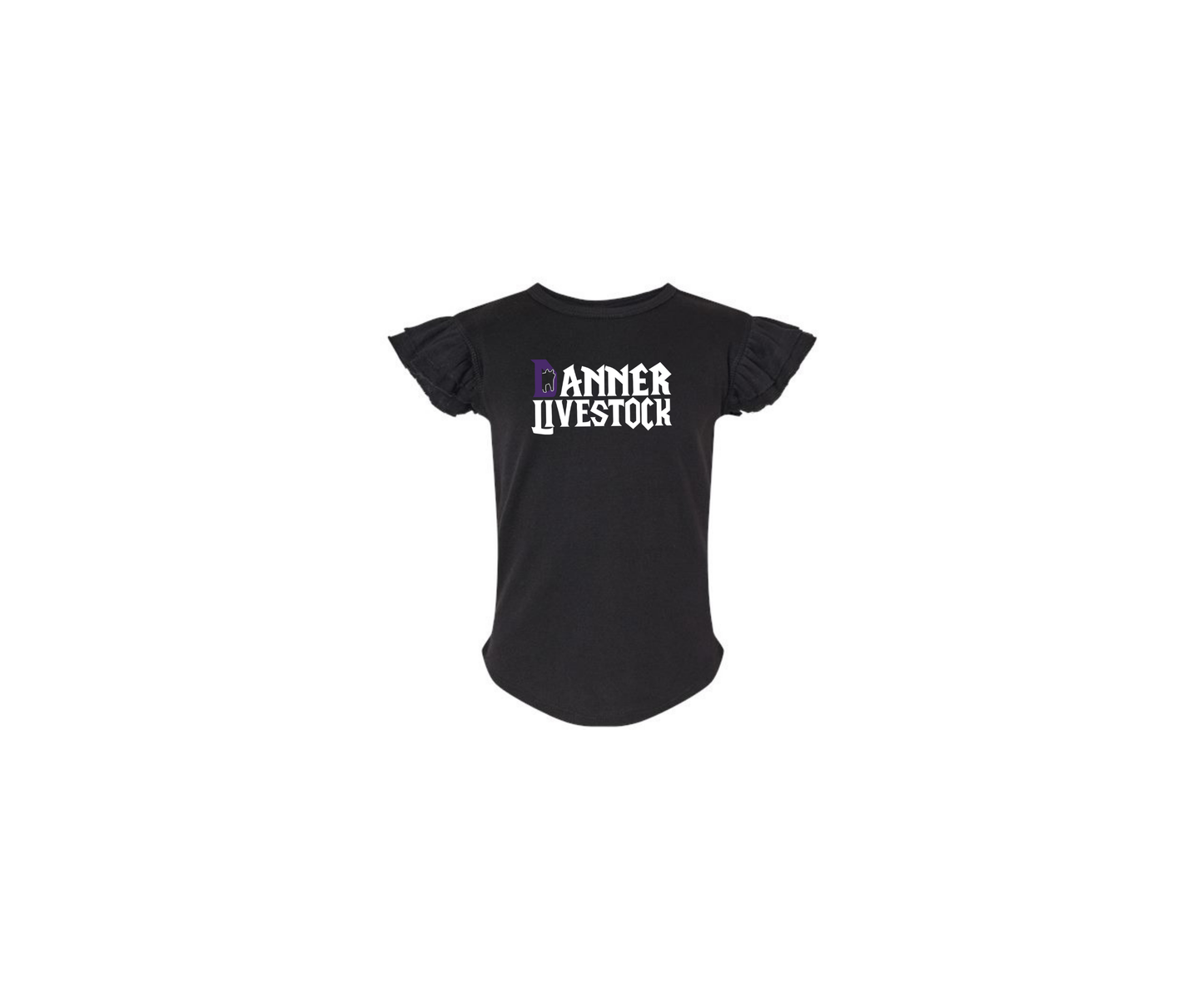 Toddler Flutter Sleeve Top  (Danner)