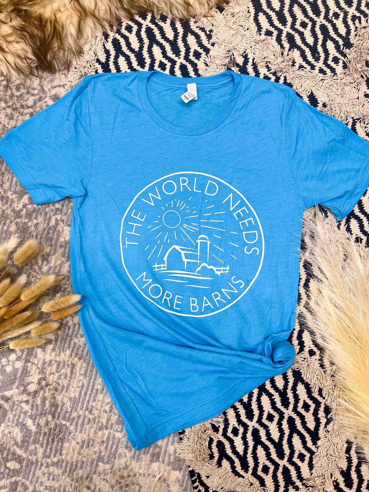 4th of July Bright Royal Blue Short Sleeve - Adult & Youth (More Barns)