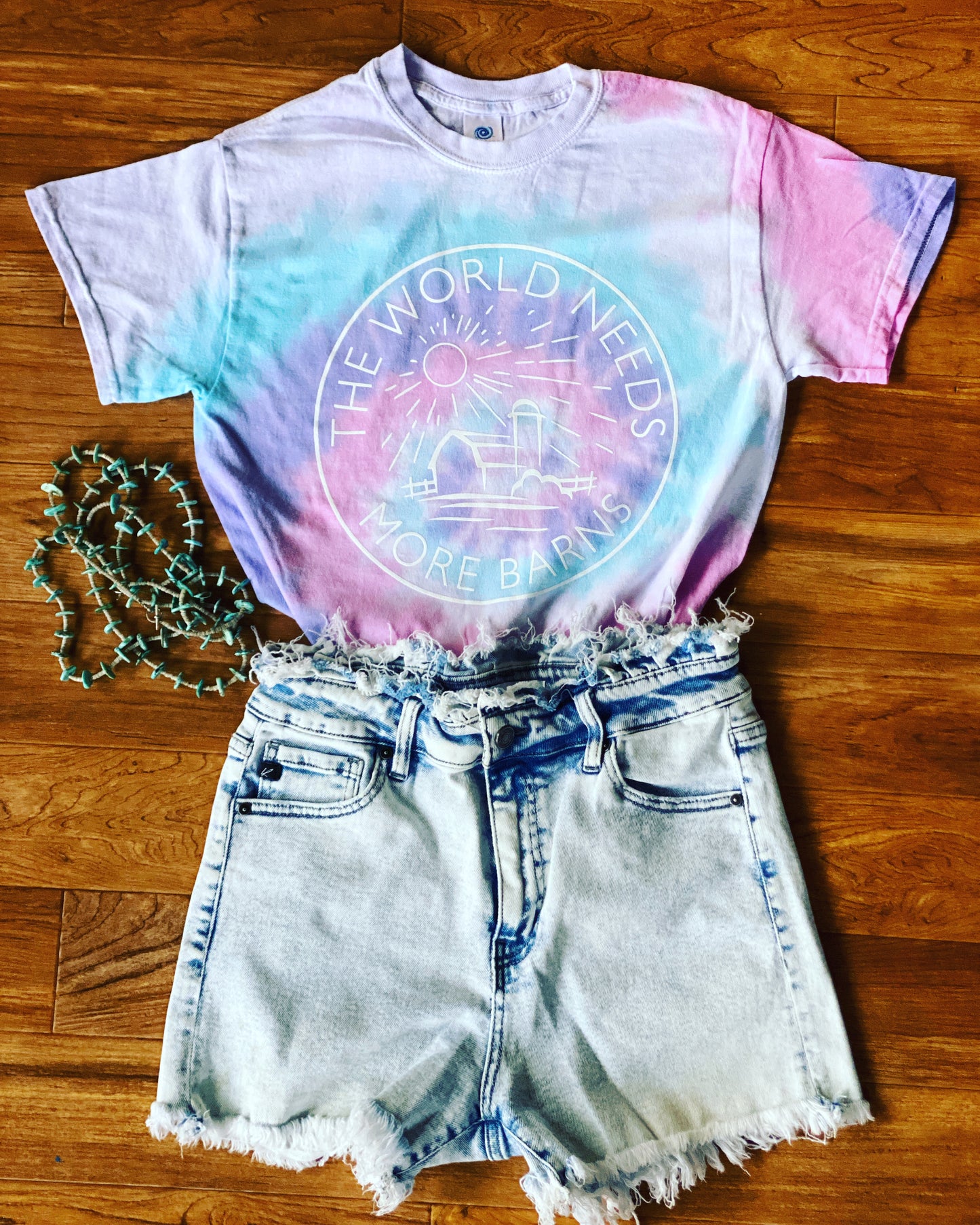 Tie-Dye Short Sleeve - More Barns (Adult & Youth)