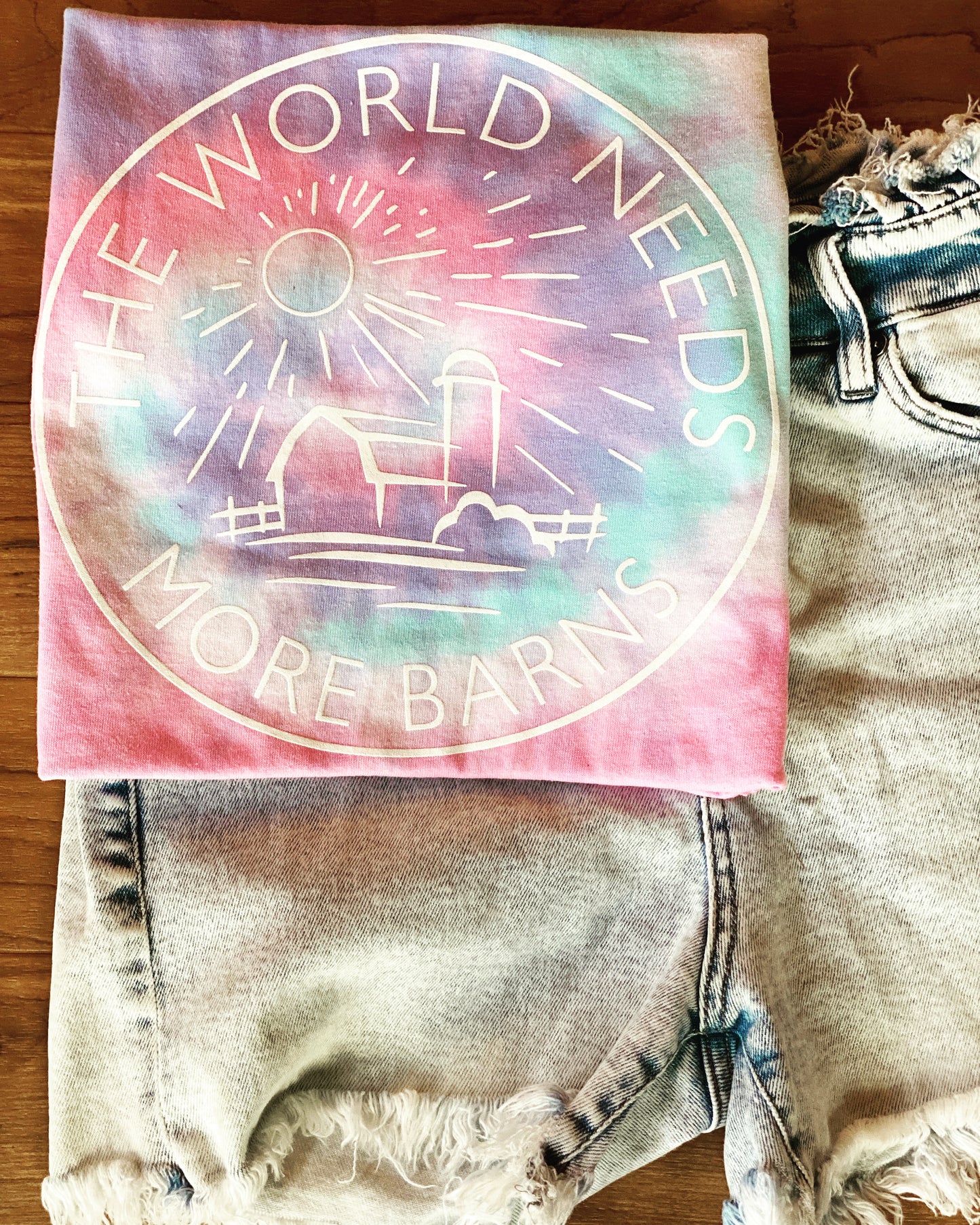 Tie-Dye Short Sleeve - More Barns (Adult & Youth)