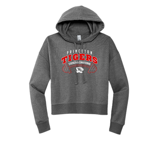 Women's V.I.T. Crop Hoodie {Tiger Strength}